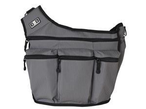 Diaper Dude Grey Pinstripe Original Messenger Diaper Bag Diaper Dude Grey Pinstripe Original Messenger Diaper Bag
