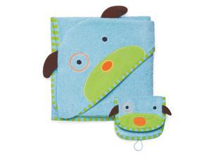 Skip Hop Zoo Towel/Mitt Set - Dog Skip Hop Zoo Towel/Mitt Set - Dog