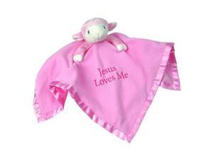Precious Moments 'Jesus Loves Me' Pink Lamb Blanket Precious Moments 'Jesus Loves Me' Pink Lamb Blanket