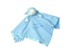 Precious Moments 'Jesus Loves Me' Blue Lamb Blanket Precious Moments 'Jesus Loves Me' Blue Lamb Blanket