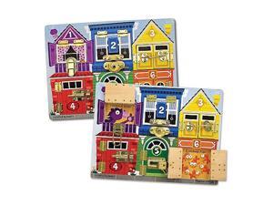 Melissa and Doug Latches & Skills Board - Houses Melissa and Doug Latches & Skills Board - Houses