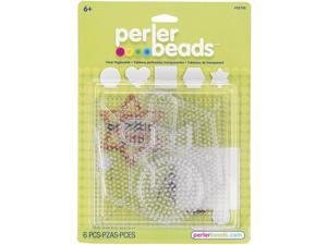 Perler Clear Pegboard Set 5/Pkg-Small/Large Basic Shapes Perler Clear Pegboard Set 5/Pkg-Small/Large Basic Shapes