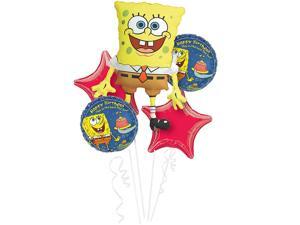 Spongebob Squarepants Balloon Bouquet - 5 Pack Spongebob Squarepants Balloon Bouquet - 5 Pack