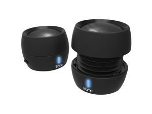 iHome Bluetooth Rechargeable Mini Speaker System - Black iHome Bluetooth Rechargeable Mini Speaker System - Black