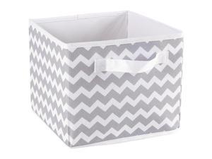 Koala Baby Canvas Folding Bin - Gray Chevron Print Koala Baby Canvas Folding Bin - Gray Chevron Print