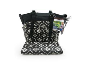 JJ Cole Camber Bag - Black Floret JJ Cole Camber Bag - Black Floret