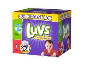 Luvs Size 1 Ultra Leakguards Diaper - 264 Count Luvs Size 1 Ultra Leakguards Diaper - 264 Count