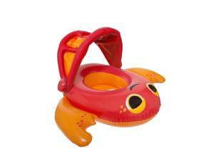SwimWays Red Crab Sun Cover Baby Boat - Phase 1 SwimWays Red Crab Sun Cover Baby Boat - Phase 1