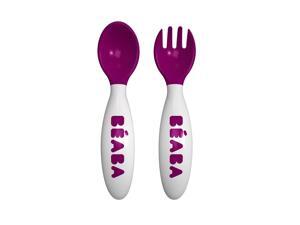 Beaba 2nd Stage Soft Cutlery Set with Case - Gipsy Beaba 2nd Stage Soft Cutlery Set with Case - Gipsy