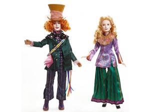 Disney Alice in Wonderland 11.5"Deluxe Collector Doll - Hatter and Alice Disney Alice in Wonderland 11.5"Deluxe Collector Doll - Hatter and Alice