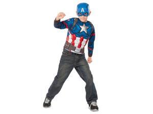 Marvel Civil War Captain America Chest Shirt - Child Size 4-6 Marvel Civil War Captain America Chest Shirt - Child Size 4-6