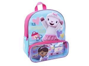Disney's Doc McStuffins Doc 12"Backpack with VELCRO brand clos - Pink & Blue Disney's Doc McStuffins Doc 12"Backpack with VELCRO brand clos - Pink & Blue