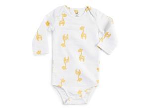 aden by aden anais Neutral White with Yellow Giraffe Allover 9-12 MONTHS aden by aden anais Neutral White with Yellow Giraffe Allover 9-12 MONTHS