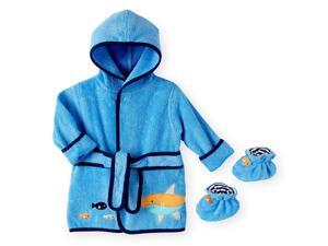Koala Baby Boys Robe and Booties - Shark Koala Baby Boys Robe and Booties - Shark