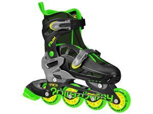 Roller Derby Flux Inline/Quad Combination Skate Boys Medium - Lime Green Roller Derby Flux Inline/Quad Combination Skate Boys Medium - Lime Green
