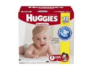 Huggies Snug and Dry Mickey Mouse Size 2 Baby Diapers - 246 Count Huggies Snug and Dry Mickey Mouse Size 2 Baby Diapers - 246 Count