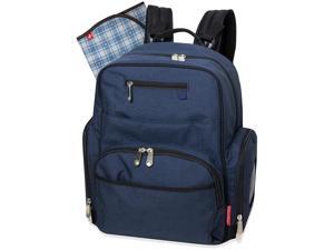 Fisher-Price Blue Denim Deluxe Backpack Diaper Bag Fisher-Price Blue Denim Deluxe Backpack Diaper Bag