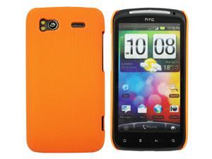 Kit Me Out USA Hard Clip-on Case + Screen Protector with MicroFibre Cleaning Cloth for HTC Sensation /Sensation XE - Orange Smooth Touch Textured Kit Me Out USA Hard Clip-on Case + Screen Protector with MicroFibre Cleaning Cloth for HTC Sensation /Sensation XE - Orange Smooth Touch Textured