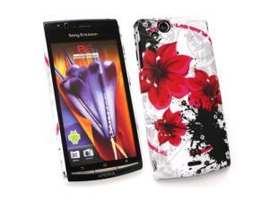 Kit Me Out USA Plastic Clip-on Case for Sony Ericsson Xperia Arc / Arc S X12 - Oriental Flowers Kit Me Out USA Plastic Clip-on Case for Sony Ericsson Xperia Arc / Arc S X12 - Oriental Flowers