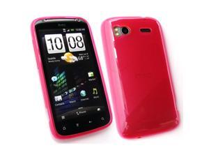 Kit Me Out USA TPU Gel Case + Screen Protector with MicroFibre Cleaning Cloth for HTC Sensation / Sensation XE - Pink Frosted Pattern Kit Me Out USA TPU Gel Case + Screen Protector with MicroFibre Cleaning Cloth for HTC Sensation / Sensation XE - Pink Frosted Pattern