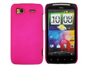 Kit Me Out USA Hard Clip-on Case + Screen Protector with MicroFibre Cleaning Cloth for HTC Sensation /Sensation XE - Hot Pink Smooth Touch Textured Kit Me Out USA Hard Clip-on Case + Screen Protector with MicroFibre Cleaning Cloth for HTC Sensation /Sensation XE - Hot Pink Smooth Touch Textured