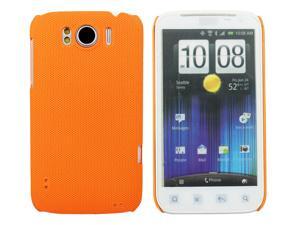 Kit Me Out USA Hard Clip-on Case + Screen Protector with MicroFibre Cleaning Cloth for HTC Sensation /Sensation XL - Orange Smooth Touch Textured Kit Me Out USA Hard Clip-on Case + Screen Protector with MicroFibre Cleaning Cloth for HTC Sensation /Sensation XL - Orange Smooth Touch Textured