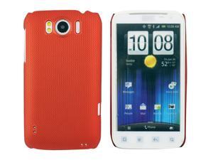 Kit Me Out USA Hard Clip-on Case + Screen Protector with MicroFibre Cleaning Cloth for HTC Sensation /Sensation XL - Metallic Red Smooth Touch Textured Kit Me Out USA Hard Clip-on Case + Screen Protector with MicroFibre Cleaning Cloth for HTC Sensation /Sensation XL - Metallic Red Smooth Touch Textured