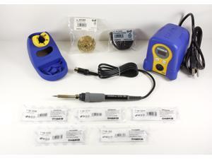 Hakko FX888D-23BY Digital Soldering Station with Chisel Tip Pack T18-D08/D12/D24/D32/S3 Hakko FX888D-23BY Digital Soldering Station with Chisel Tip Pack T18-D08/D12/D24/D32/S3