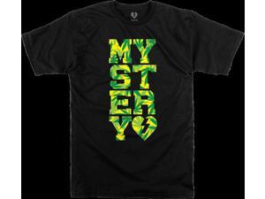 MYSTERY VARSITY WEED SS XL-BLACK MYSTERY VARSITY WEED SS XL-BLACK