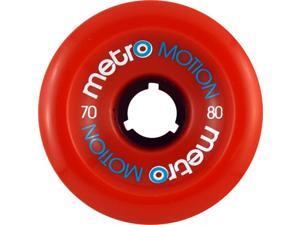 METRO MOTION 70mm 80a RED Skateboard Wheels METRO MOTION 70mm 80a RED Skateboard Wheels