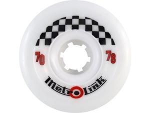 METRO LINK 70mm 78a WHITE Skateboard Wheels METRO LINK 70mm 78a WHITE Skateboard Wheels