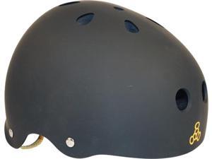 TRIPLE 8 HELMET BLK RUBBER/BLK XL Skateboard Helmet TRIPLE 8 HELMET BLK RUBBER/BLK XL Skateboard Helmet