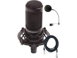 Audio Technica AT2035 W/Shock Mount , Pop Filter, and Microphone Cable Audio Technica AT2035 W/Shock Mount , Pop Filter, and Microphone Cable