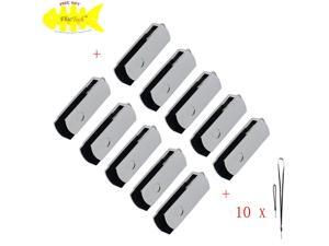 FEBNISCTE 10pcs Swivel Silver Euro Style Promotional Gifts 2GB USB 2.0 Flash Drive FEBNISCTE 10pcs Swivel Silver Euro Style Promotional Gifts 2GB USB 2.0 Flash Drive
