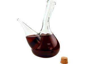 Hand-Blown Glass Spanish Porron Wine Pitcher Hand-Blown Glass Spanish Porron Wine Pitcher