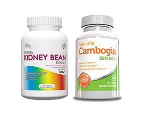 White Kidney Bean and Garcinia Stack-Weight Loss Kit and Fat Burner Stack, 2 Bottles 1 Month Supply,White Kidney Bean Extract Carb Blocker 200 Capsules and Garcinia Cambogia Fat Burner 180 Capsules White Kidney Bean and Garcinia Stack-Weight Loss Kit and Fat Burner Stack, 2 Bottles 1 Month Supply,White Kidney Bean Extract Carb Blocker 200 Capsules and Garcinia Cambogia Fat Burner 180 Capsules