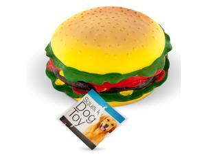 Giant Burger Squeaky Dog Toy Giant Burger Squeaky Dog Toy
