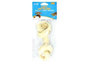 5 INCH WHITE KNOTTED BONE 5 INCH WHITE KNOTTED BONE