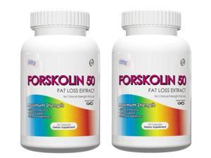 Forskolin for Weight Loss-Body Fat Burner, (Pack of 2) 60 Capsules, 250mg, Coleus Forskohlii (20% Yielding 50mg Active) Forskolin for Weight Loss-Body Fat Burner, (Pack of 2) 60 Capsules, 250mg, Coleus Forskohlii (20% Yielding 50mg Active)