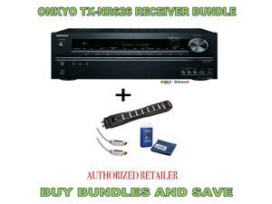 Onkyo TX-NR626 7.2-Channel A/V Receiver Plus Monster Surge Protector HDMI Bundle Onkyo TX-NR626 7.2-Channel A/V Receiver Plus Monster Surge Protector HDMI Bundle