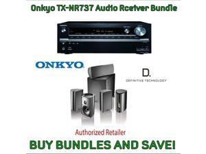 Onkyo TX-NR737 7.2-Channel Network A/V Receiver & Definitive Technology Pro Cinema 800 System Black Onkyo TX-NR737 7.2-Channel Network A/V Receiver & Definitive Technology Pro Cinema 800 System Black