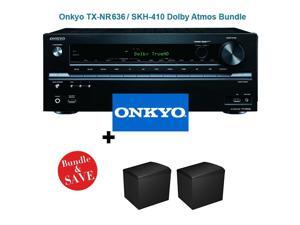 Onkyo TX-NR636 7.2-Channel Network A/V Receiver + Onkyo SKH-410 Dolby Atmos-Enabled Speaker System (Set of 2) Onkyo TX-NR636 7.2-Channel Network A/V Receiver + Onkyo SKH-410 Dolby Atmos-Enabled Speaker System (Set of 2)