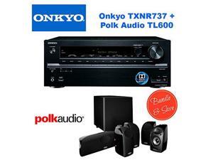 Onkyo TX-NR737 7.2-Channel Network A/V Receiver + Polk Audio 5.1 TL1600 Speaker System Onkyo TX-NR737 7.2-Channel Network A/V Receiver + Polk Audio 5.1 TL1600 Speaker System