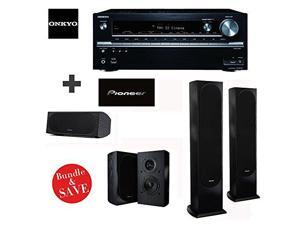 Onkyo TX-NR737 7.2-Channel Network A/V Receiver + Pioneer SP-BS22-LR Andrew Jones Designed Bookshelf Loudspeakers + Pioneer SP-C22 Andrew Jones Designed Center Channel Speaker + 2 Pioneer SP-FS52-LR A Onkyo TX-NR737 7.2-Channel Network A/V Receiver + Pioneer SP-BS22-LR Andrew Jones Designed Bookshelf Loudspeakers + Pioneer SP-C22 Andrew Jones Designed Center Channel Speaker + 2 Pioneer SP-FS52-LR A