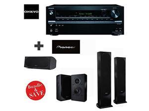 Onkyo TX-NR636 7.2-Channel Network A/V Receiver + Pioneer SP-BS22-LR Andrew Jones Designed Bookshelf Loudspeakers + Pioneer SP-C22 Andrew Jones Designed Center Channel Speaker + 2 Pioneer SP-FS52-LR A Onkyo TX-NR636 7.2-Channel Network A/V Receiver + Pioneer SP-BS22-LR Andrew Jones Designed Bookshelf Loudspeakers + Pioneer SP-C22 Andrew Jones Designed Center Channel Speaker + 2 Pioneer SP-FS52-LR A