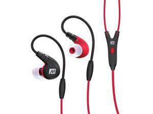 MEE audio M7P Secure-Fit Sports In-Ear Headphones with Mic, Remote, and Universal Volume Control (Red) MEE audio M7P Secure-Fit Sports In-Ear Headphones with Mic, Remote, and Universal Volume Control (Red)