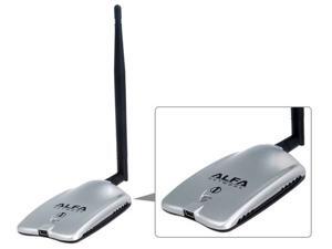 ALFA AWUS036H 1000MW WiFi Wireless USB Network Adapter with 5dB Antenna, Realtek 8187L Chipset (Silver) ALFA AWUS036H 1000MW WiFi Wireless USB Network Adapter with 5dB Antenna, Realtek 8187L Chipset (Silver)