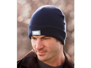 Unisex knitted beanie with built-in 5 LED flashlight Unisex knitted beanie with built-in 5 LED flashlight