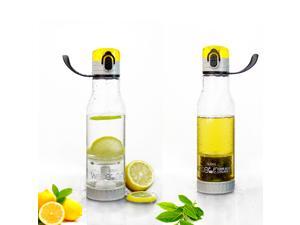 Tuosun Electronic Wote 2-in-1 Fruit & Tea Infuser Sports Water Bottle With Built in Straw and Strap Tuosun Electronic Wote 2-in-1 Fruit & Tea Infuser Sports Water Bottle With Built in Straw and Strap