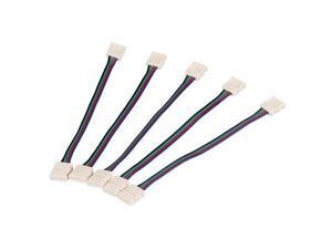 5 X Connector Adapter 4 Pin for RGB 5050/3528 SMD LED Strip 5 X Connector Adapter 4 Pin for RGB 5050/3528 SMD LED Strip